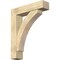 Ekena Millwork Thorton Block Rough Sawn Bracket w/ Offset Brace, Douglas Fir, 8"W x 34"D x 42"H BKT0806X34X42THR05RDF - alternate 1
